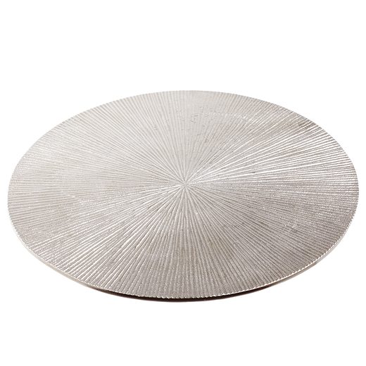 DISC DEKOR TÁL, EZÜST Ø30CM