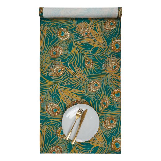 GOLDEN TWENTIES PAMUT ASZTALI FUTÓ, 50X160CM