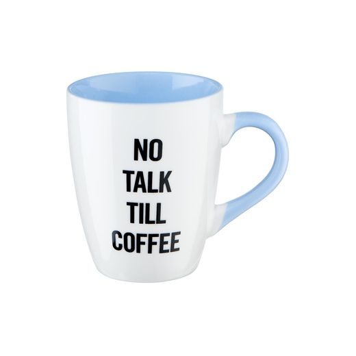 WORDS BÖGRE, NO TALK TILL COFFEE