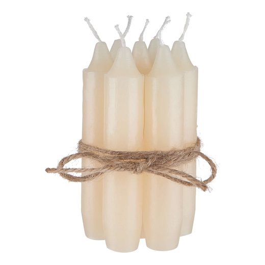 LITTLE LIGHT MINI GYERTYA, KRÉMSZÍN 7 DARABOS SZETT