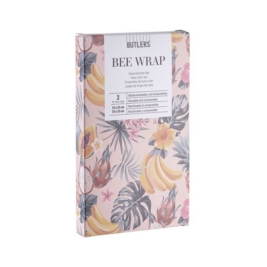 BEE WRAP MÉHVIASZ ÉLELMISZER CSOMAGOLÓ, BALI 2 DARAB