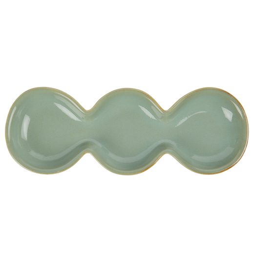 ORGANICS DEKORTÁNYÉR 18 CM , ZÖLD