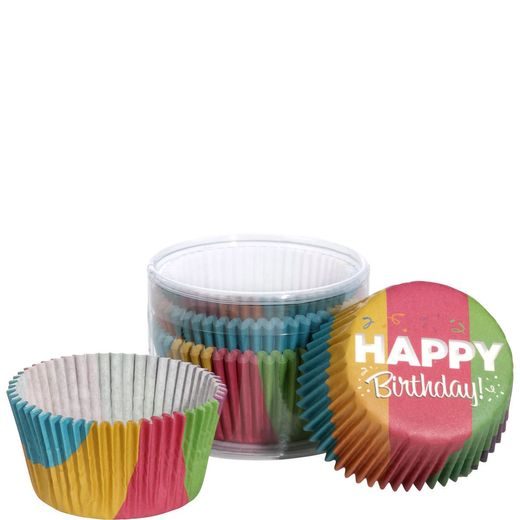 CUPCAKE MUFFIN PAPÍR, HAPPY BIRTHDAY 75DB