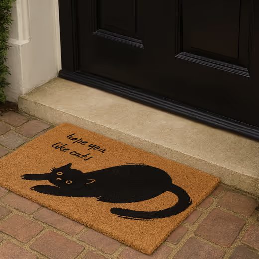 HOME & YOU LÁBTÖRLŐ 40X60CM, "HOPE YOU LIKE CATS"