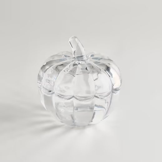 HOME & YOU TÖK FORMÁJÚ ÜVEG TÁROLÓ, 14 CM