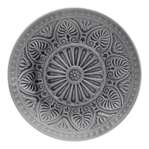 SUMATRA TÁNYÉR Ø 25CM, SZÜRKE