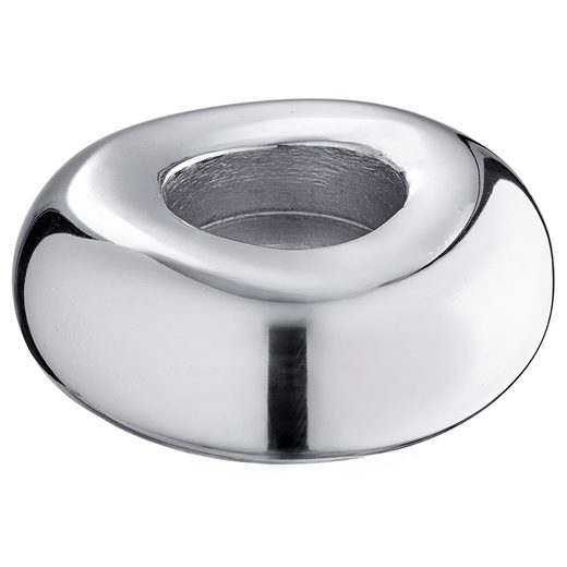 CHROME GYERTYARTÓ 9,5CM , EZÜST