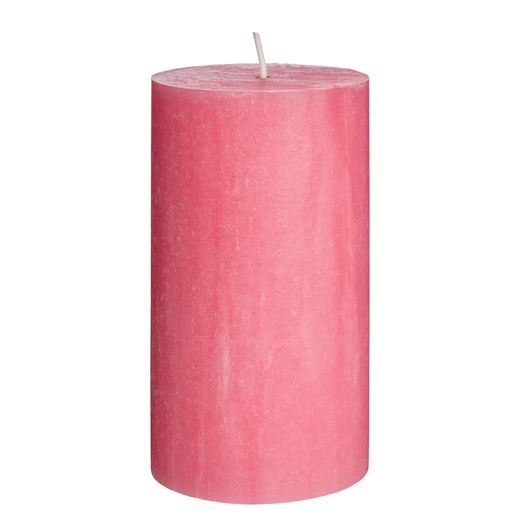 RUSTIC GYERTYA 13 CM, PINK