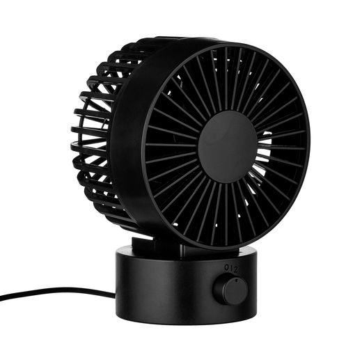 AIR WAVE MINI VENTILÁTOR USB CSATLAKOZÓVAL, FEKETE