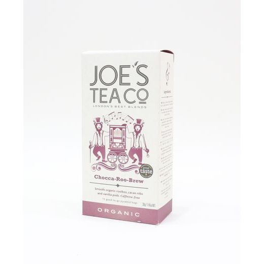 JOE'S TEA CO. CHOCCA-ROO-BREW BIO ROOIBOS TEA KAKAÓBABBAL ÉS VANÍLIÁVAL