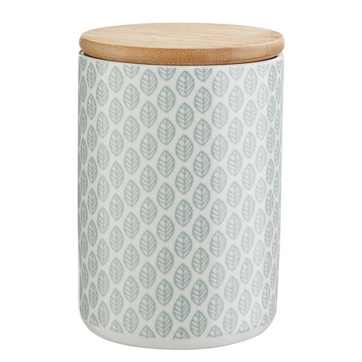 QUEEN IT TÁROLÓDOBOZ BAMBUSZ FEDÉLLEL 700 ML, LEVELEK