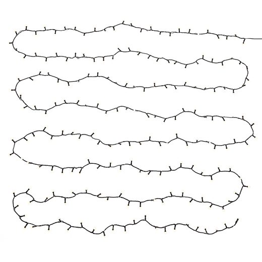 WHITE BULBS LED KÜLTÉRI ÉGŐSOR, 200 ÉGŐVEL