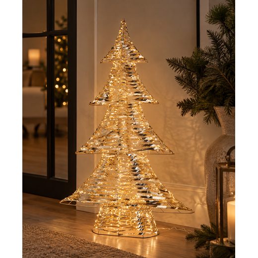 GOLDEN TREE LED VILÁGÍTÓ FENYŐFA 120CM