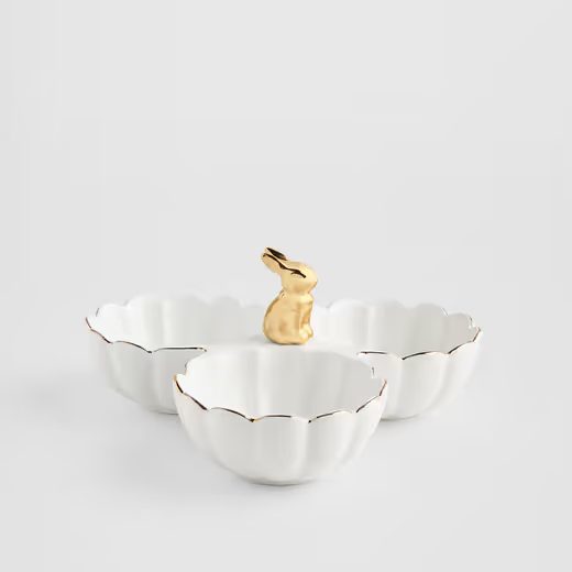 HOME & YOU KÍNÁLÓ NYUSZI ARANY 10X23X25CM