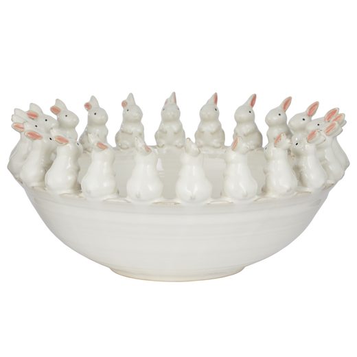 CIRCLE OF FRIENDS KERÁMIA DEKORTÁL Ø 40 CM , NYUSZIK