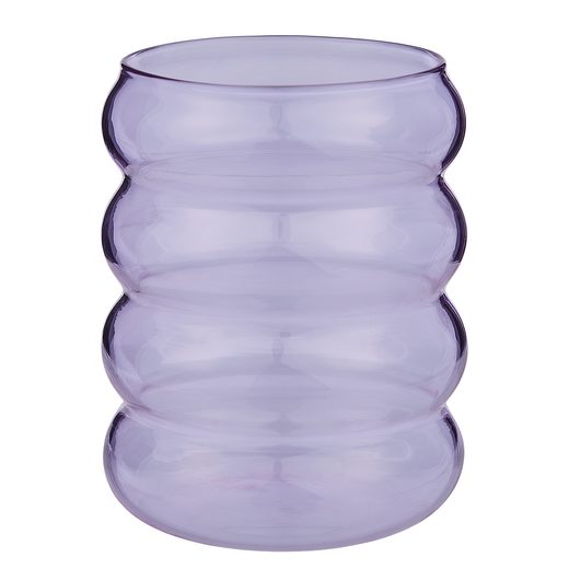 HOOP ÜVEG POHÁR 350 ML, LILA