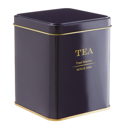 TIN TIN FÉM TEÁS DOBOZ, ANTRACIT 790 ML