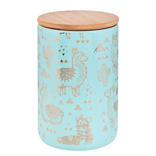 QUEEN IT TÁROLÓDOBOZ BAMBUSZ FEDÉLLEL 1100ML, MENTA-ARANY LÁMA