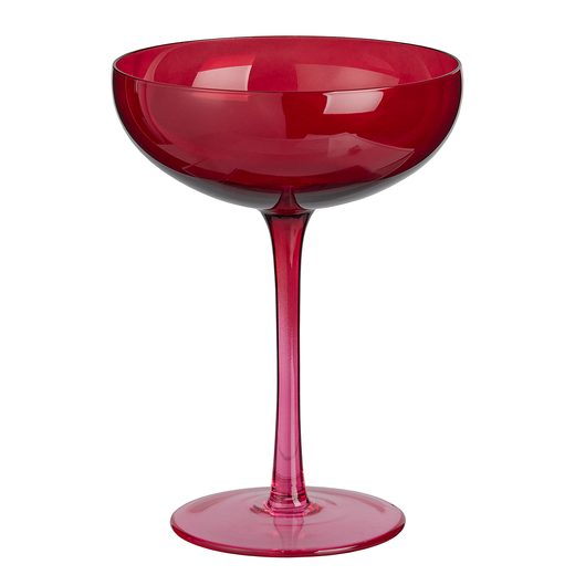 SICILIA PEZSGŐS POHÁR, PIROS-PINK 300ML