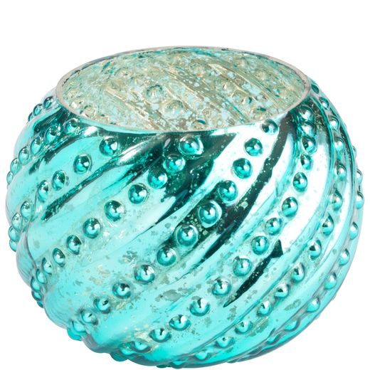 POMP MÉCSESTARTÓ 8CM TÜRKIZ