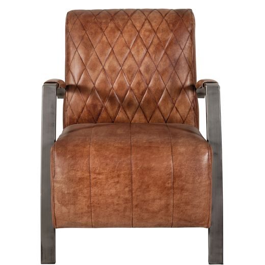 CLUBMAN BŐRFOTEL COGNAC