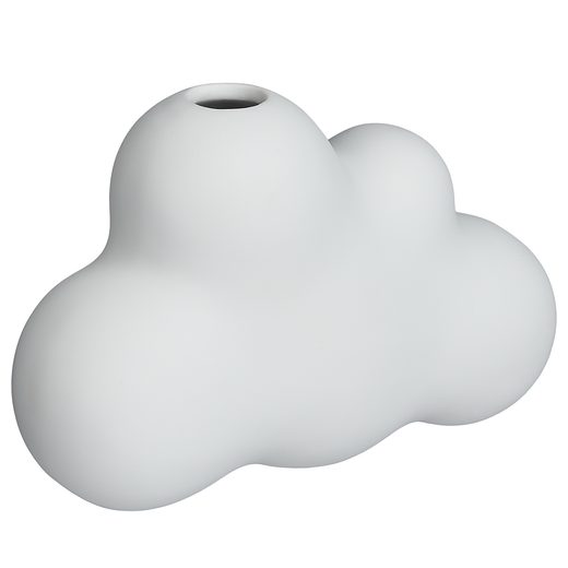 CLOUDY VÁZA 16 CM, FEHÉR