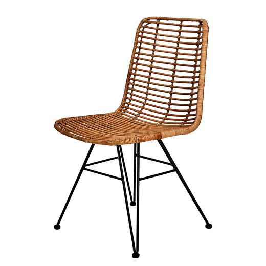 HACIENDA RATTAN SZÉK NATÚR-FEKETE