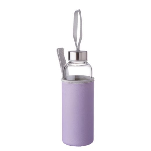 SMOOTHIE ÜVEG KULACS TOKKAL, LILA 500 ML