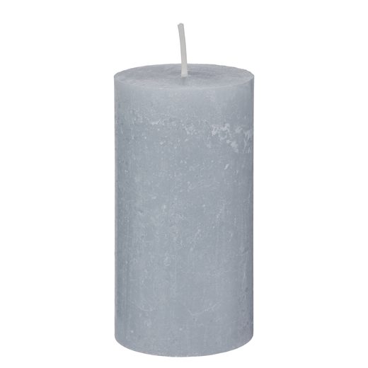 RUSTIC GYERTYA 13CM , VILÁGOSSZÜRKE
