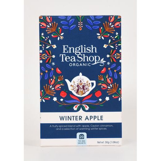 ENGLISH TEA SHOP BIO TEA, "WINTER APPLE" 20 FILTER