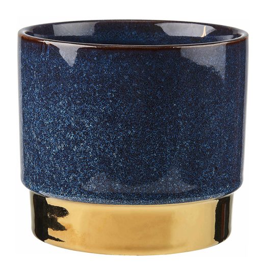 GOLDEN TOUCH KASPÓ KÉK-ARANY, Ø 15 CM