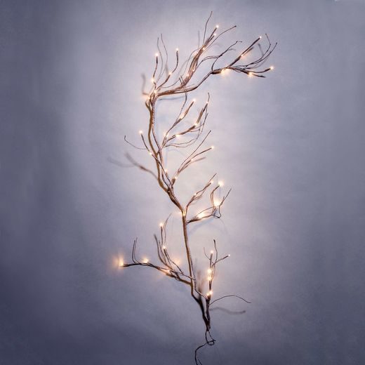 BRANCH LIGHTS VILÁGÍTÓ LED ÁG, BARNA, 150 CM