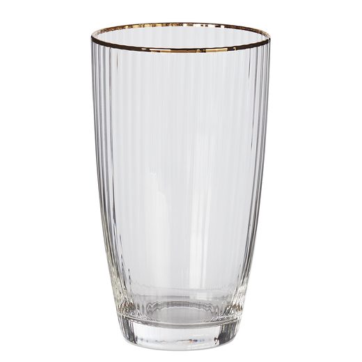 GOLDEN TWENTIES LONG DRINK POHÁR ARANY SZEGÉLLYEL 500 ML