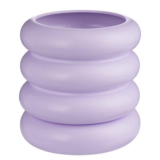 HOOP KERÁMIA KASPÓ TÁLCÁVAL, LILA Ø 18,5 CM