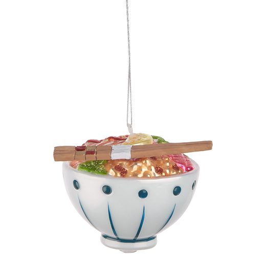 HANG ON ÜVEG KARÁCSONYFADÍSZ, POKÉ BOWL Ø7CM