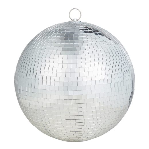 DISCO AKASZTHATÓ DISCO GÖMB, Ø 28 CM, EZÜST