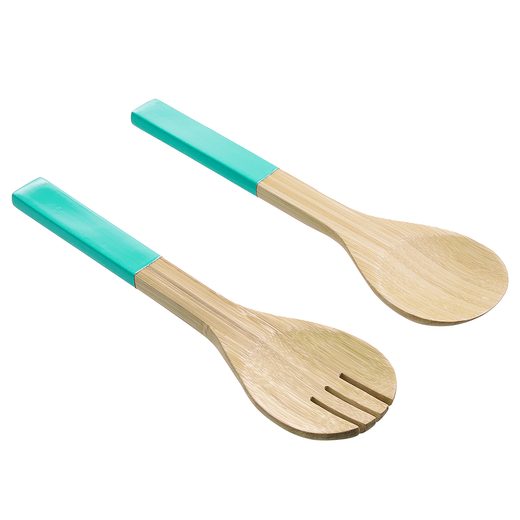 BAMBOO SALÁTAKISZEDŐ, TÜRKIZKÉK, 2 DARABOS