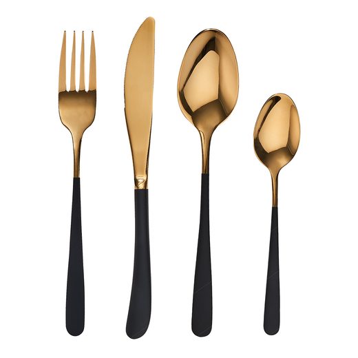 EMPIRE EVŐESZKÖZ SZETT, 4 DARABOS, FEKETE-ARANY