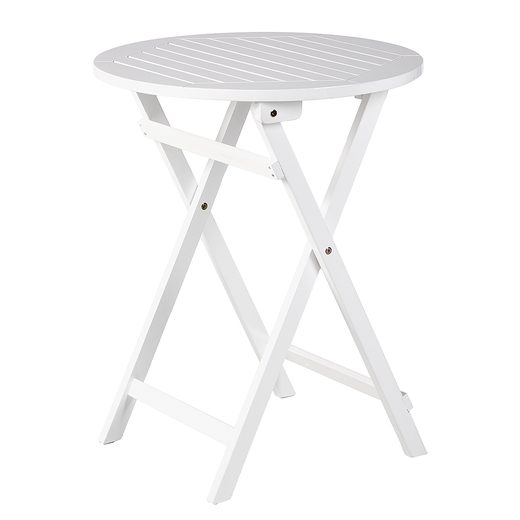 LODGE ÖSSZECSUKHATÓ BISZTRÓ ASZTAL Ø 58 CM, FEHÉR