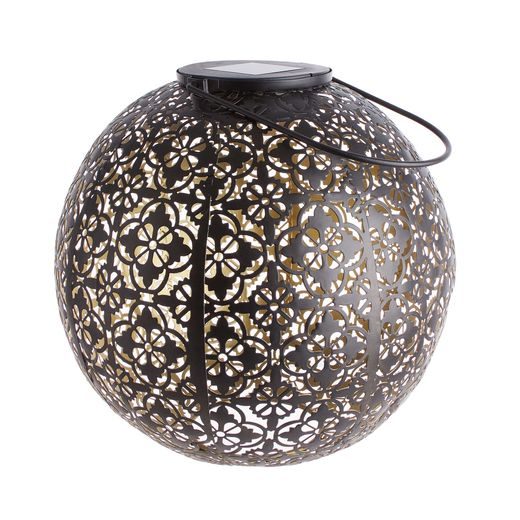 ORIENTAL NIGHT NAPELEMES LÁMPÁS, FEKETE 21CM