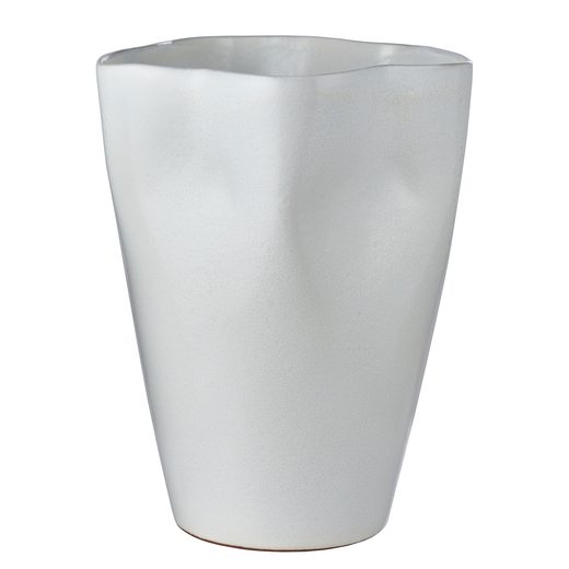 ORGANIC TERRACOTTA VÁZA FEHÉR 30CM