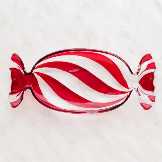 HOME & YOU ÜVEG TÁL 15X34CM, CUKORKA