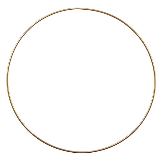 LUNA DEKOR GYŰRŰ, ARANY, Ø 30 CM