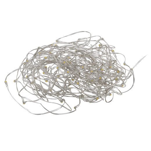 TWINE LIGHTS LED ÉGŐSOR USB CSATLAKOZÓVAL, ÁTLÁTSZÓ 100 ÉGŐ