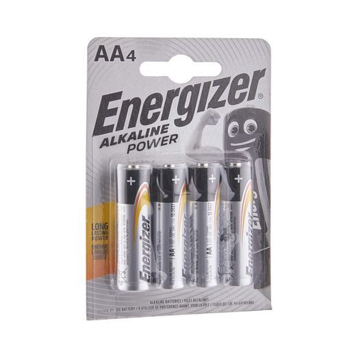 ENERGIZER ALKALINE POWER ELEM AA 4 DARAB