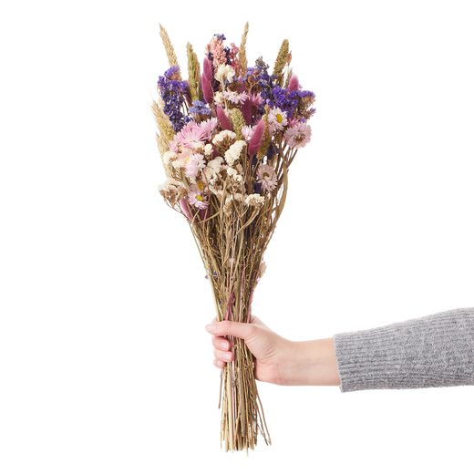 FLOWER MARKET SZÁRÍTOTT VIRÁGCSOKOR, LILA-RÓZSASZÍN