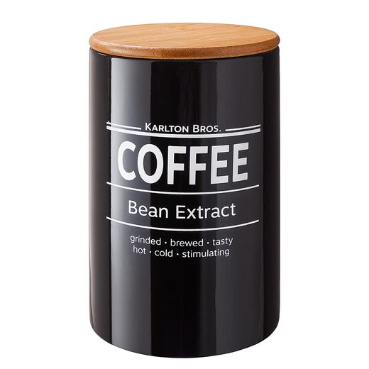 KARLTON BROS. KÁVÉTARTÓ, FEKETE 1,1 LITER