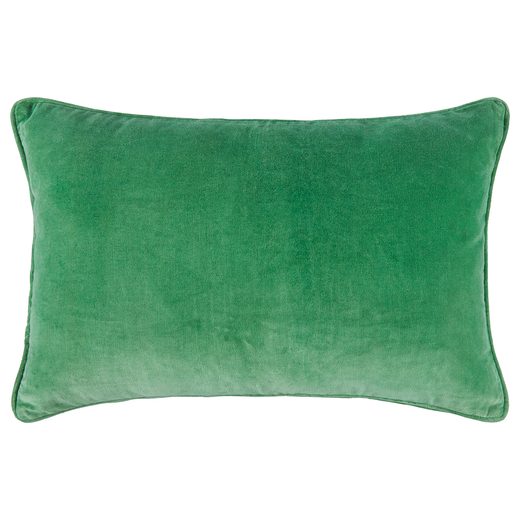 COTTON VELVET PAMUTBÁRSONY PÁRNA 40X60CM, ZÖLD