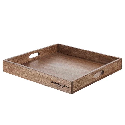 STANDARD SUPPLY MANGÓFA TÁLCA, SZÖGLETES 38 X 38CM