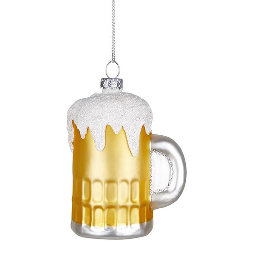 HANG ON ÜVEG KARÁCSONYFADÍSZ SÖRÖSKORSÓ